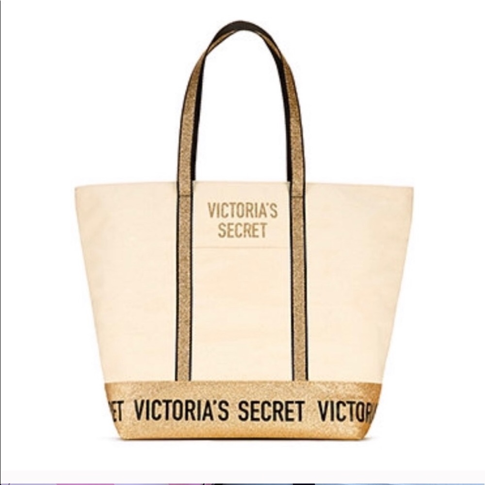 4 for $25 SALE!!!! Victoria’s Secret Sparkle Tote - Picture 3 of 4